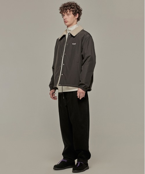 COVERNAT（カバーナット）の「【COVERNAT】BOA COACH JACKET / カバーナット ボア コーチ ジャケット（ブルゾン・メンズ・オリーブ/チャコールグレー/ブラック・SMALL/LARGE/X-LARGE/MEDIUM）」の9枚目の写真