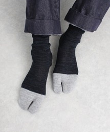 WHITE MAILS（ホワイトメイルズ）の「PAPER COLOR BLOCK TABI SOCKS / 和紙混足袋ソックス【UNISEX】（ソックス/靴下）」
