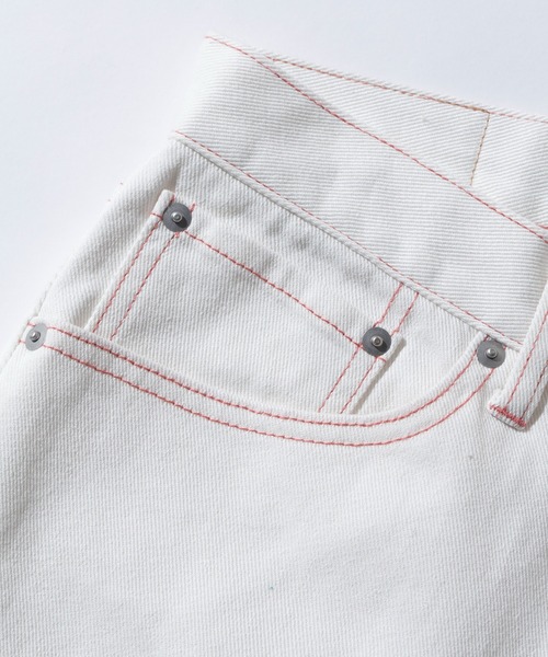 XLARGE（エクストララージ）の「PARM TREE EMBROIDERY DENIM PANTS（デニムパンツ・メンズ・ホワイト/ブラック・32inch/30inch/34inch/36inch）」の9枚目の写真