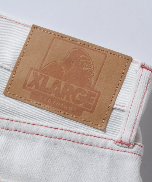 XLARGE（エクストララージ）の「PARM TREE EMBROIDERY DENIM PANTS（デニムパンツ・メンズ・ホワイト/ブラック・32inch/30inch/34inch/36inch）」の11枚目の写真