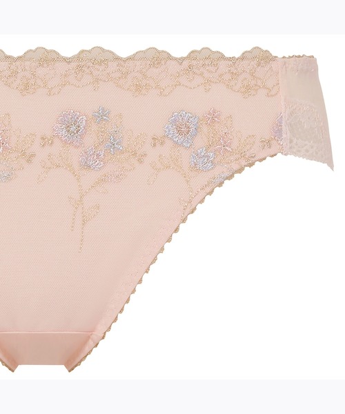 AMOSTYLE BY Triumph（アモスタイルバイトリンプ）の「ワイルドブーケ レギュラーショーツ AMST1370 Hikini JX（ショーツ・レディース・プラム/ライトブルー/ベージュ/ライトグリーン/ネイビー/イエロー・L/M）」の7枚目の写真