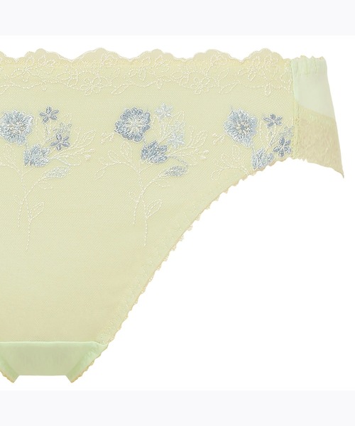 AMOSTYLE BY Triumph（アモスタイルバイトリンプ）の「ワイルドブーケ レギュラーショーツ AMST1370 Hikini JX（ショーツ・レディース・プラム/ライトブルー/ベージュ/ライトグリーン/ネイビー/イエロー・L/M）」の8枚目の写真