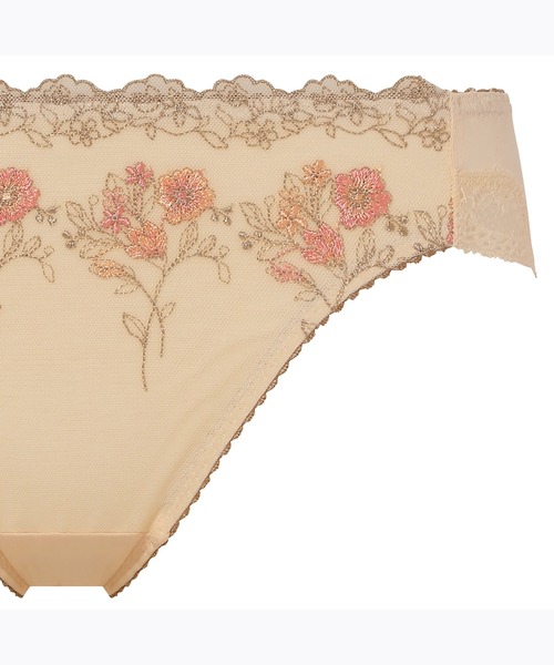 AMOSTYLE BY Triumph（アモスタイルバイトリンプ）の「ワイルドブーケ レギュラーショーツ AMST1370 Hikini JX（ショーツ・レディース・プラム/ライトブルー/ベージュ/ライトグリーン/ネイビー/イエロー・L/M）」の12枚目の写真