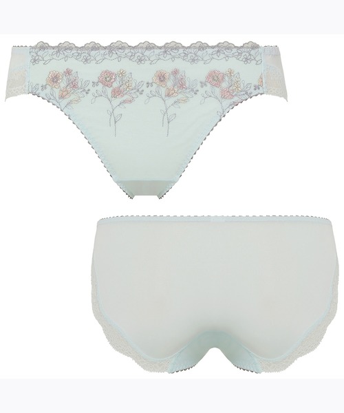 AMOSTYLE BY Triumph（アモスタイルバイトリンプ）の「ワイルドブーケ レギュラーショーツ AMST1370 Hikini JX（ショーツ・レディース・プラム/ライトブルー/ベージュ/ライトグリーン/ネイビー/イエロー・L/M）」の14枚目の写真