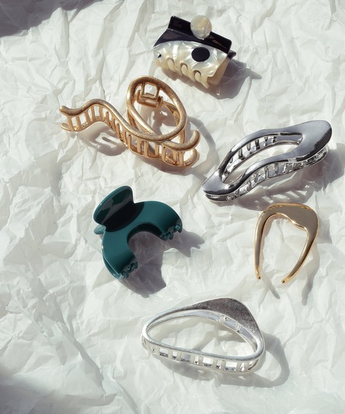 スィックウェーブラインヘアークリップ