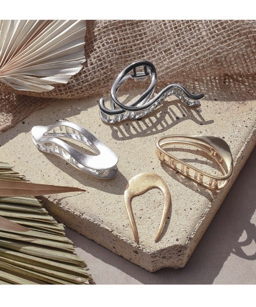 スィックウェーブラインヘアークリップ