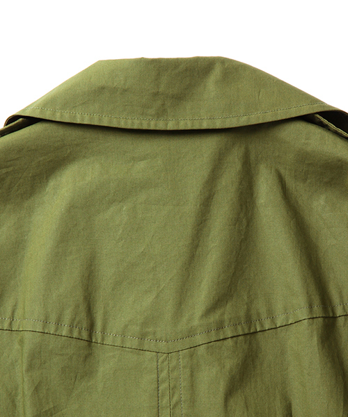 Ray BEAMS（レイビームス）の「Ray BEAMS / ロング トレンチコート（トレンチコート・レディース・オリーブ/ベージュ・0/1）」の9枚目の写真