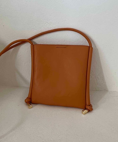 CAPRICIEUX LE'MAGE（カプリシューレマージュ）の「メッシュスマホマルチショルダーバッグ（ショルダーバッグ・レディース・アイボリー/オレンジ/ブラック・FREE）」の5枚目の写真