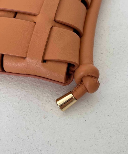 CAPRICIEUX LE'MAGE（カプリシューレマージュ）の「メッシュスマホマルチショルダーバッグ（ショルダーバッグ・レディース・アイボリー/オレンジ/ブラック・FREE）」の9枚目の写真