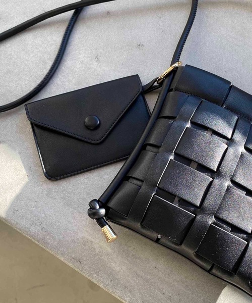 CAPRICIEUX LE'MAGE（カプリシューレマージュ）の「メッシュスマホマルチショルダーバッグ（ショルダーバッグ・レディース・アイボリー/オレンジ/ブラック・FREE）」の17枚目の写真