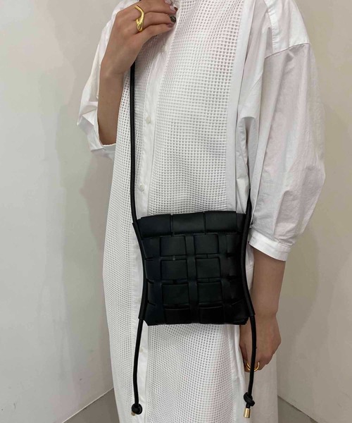 CAPRICIEUX LE'MAGE（カプリシューレマージュ）の「メッシュスマホマルチショルダーバッグ（ショルダーバッグ・レディース・アイボリー/オレンジ/ブラック・FREE）」の18枚目の写真