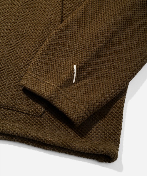 Saturdays NYC(サタデーズ ニューヨークシティ )の「Alika Cotton Mesh Anorak(その他アウター・メンズ・オフホワイト/オリーブ・S/M/L/XL)」の8枚目の写真