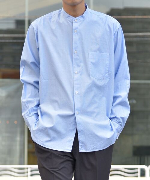 SHIPS any（シップス エニィ）の「【WEB限定】SHIPS any: 2枚パック バンドカラー シャツ 22SS◇（シャツ/ブラウス・メンズ・ホワイト系その他/ホワイト系その他2/ホワイト系その他3・SMALL/MEDIUM/LARGE/X-LARGE）」の19枚目の写真