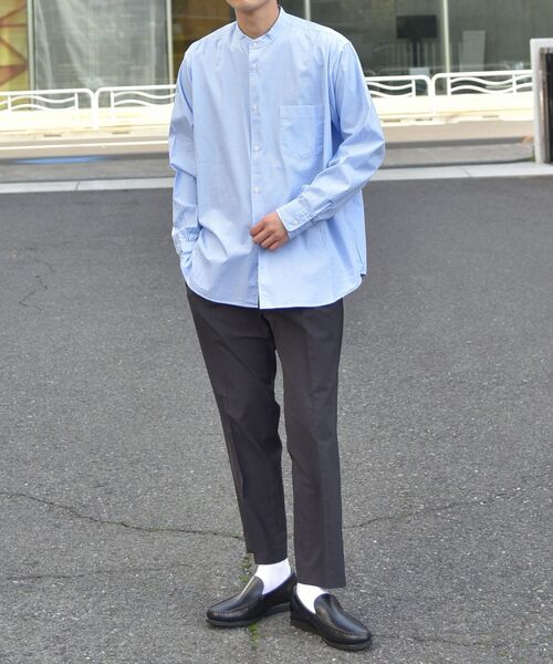 SHIPS any（シップス エニィ）の「【WEB限定】SHIPS any: 2枚パック バンドカラー シャツ 22SS◇（シャツ/ブラウス・メンズ・ホワイト系その他/ホワイト系その他2/ホワイト系その他3・SMALL/MEDIUM/LARGE/X-LARGE）」の8枚目の写真