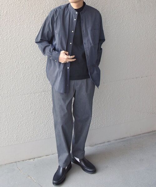 SHIPS any（シップス エニィ）の「【WEB限定】SHIPS any: 2枚パック バンドカラー シャツ 22SS◇（シャツ/ブラウス・メンズ・ホワイト系その他/ホワイト系その他2/ホワイト系その他3・SMALL/MEDIUM/LARGE/X-LARGE）」の12枚目の写真