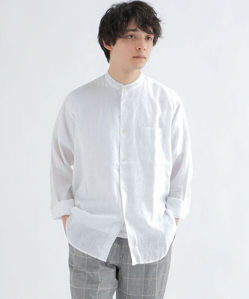 SHIPS any（シップス エニィ）の「【WEB限定】SHIPS any: 2枚パック バンドカラー シャツ 22SS◇（シャツ/ブラウス・メンズ・ホワイト系その他/ホワイト系その他2/ホワイト系その他3・SMALL/MEDIUM/LARGE/X-LARGE）」の16枚目の写真