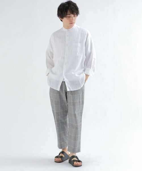 SHIPS any（シップス エニィ）の「【WEB限定】SHIPS any: 2枚パック バンドカラー シャツ 22SS◇（シャツ/ブラウス・メンズ・ホワイト系その他/ホワイト系その他2/ホワイト系その他3・SMALL/MEDIUM/LARGE/X-LARGE）」の20枚目の写真