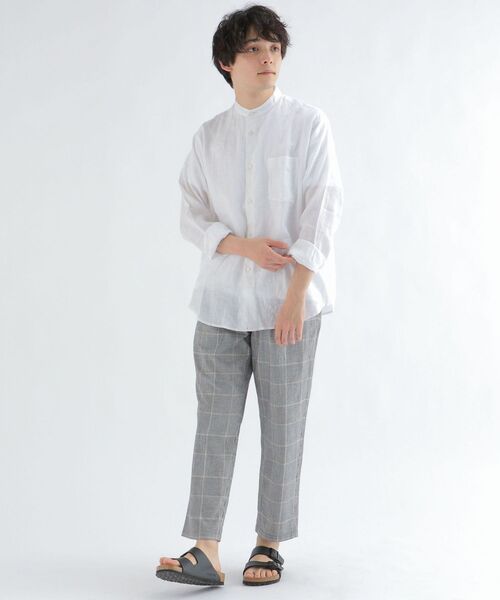 SHIPS any（シップス エニィ）の「【WEB限定】SHIPS any: 2枚パック バンドカラー シャツ 22SS◇（シャツ/ブラウス・メンズ・ホワイト系その他/ホワイト系その他2/ホワイト系その他3・SMALL/MEDIUM/LARGE/X-LARGE）」の9枚目の写真