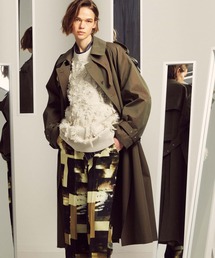 MAISON SPECIAL | 《ユニセックスアイテム》OLMETEX/オルメテックス GIOVEプライムオーバートレンチコート【MAISON SPECIAL/メゾンスペシャル】(トレンチコート)