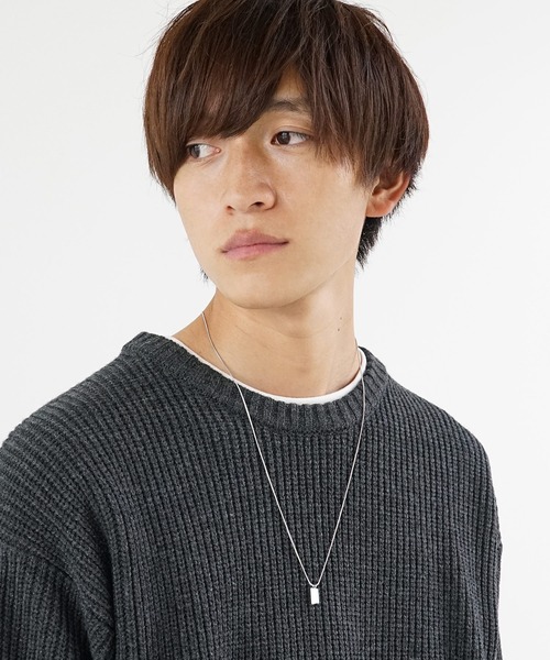 MinoriTY（マイノリティ）の「ナゲットネックレス メンズ ウィメンズ（ネックレス・メンズ・シルバー/ゴールド/ピンクゴールド・25.0cm）」の4枚目の写真