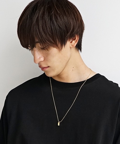 MinoriTY（マイノリティ）の「ナゲットネックレス メンズ ウィメンズ（ネックレス・メンズ・シルバー/ゴールド/ピンクゴールド・25.0cm）」の5枚目の写真