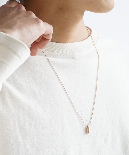 MinoriTY（マイノリティ）の「ナゲットネックレス メンズ ウィメンズ（ネックレス・メンズ・シルバー/ゴールド/ピンクゴールド・25.0cm）」の19枚目の写真