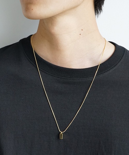 MinoriTY（マイノリティ）の「ナゲットネックレス メンズ ウィメンズ（ネックレス・メンズ・シルバー/ゴールド/ピンクゴールド・25.0cm）」の14枚目の写真