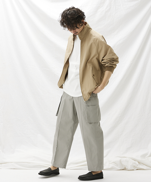 JOURNAL STANDARD relume（ジャーナルスタンダード　レリューム）の「WEATHER BIG HARRINGTON ジャケット（ブルゾン・メンズ・ブラック/ベージュ/サックスブルー・MEDIUM/LARGE）」の14枚目の写真