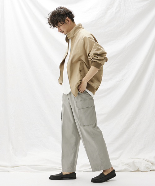 JOURNAL STANDARD relume（ジャーナルスタンダード　レリューム）の「WEATHER BIG HARRINGTON ジャケット（ブルゾン・メンズ・ブラック/ベージュ/サックスブルー・MEDIUM/LARGE）」の15枚目の写真