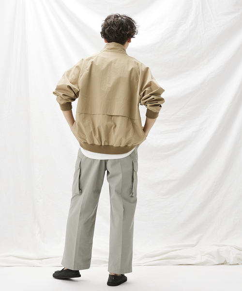 JOURNAL STANDARD relume（ジャーナルスタンダード　レリューム）の「WEATHER BIG HARRINGTON ジャケット（ブルゾン・メンズ・ブラック/ベージュ/サックスブルー・MEDIUM/LARGE）」の16枚目の写真