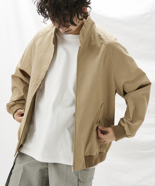 JOURNAL STANDARD relume（ジャーナルスタンダード　レリューム）の「WEATHER BIG HARRINGTON ジャケット（ブルゾン・メンズ・ブラック/ベージュ/サックスブルー・MEDIUM/LARGE）」の17枚目の写真