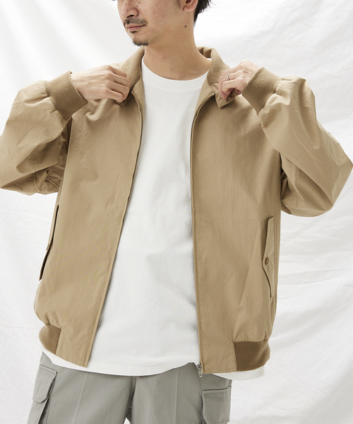 JOURNAL STANDARD relume（ジャーナルスタンダード　レリューム）の「WEATHER BIG HARRINGTON ジャケット（ブルゾン・メンズ・ブラック/ベージュ/サックスブルー・MEDIUM/LARGE）」の18枚目の写真