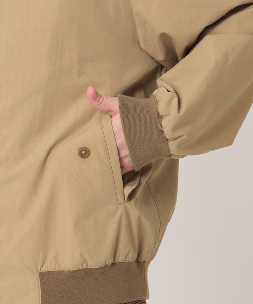 JOURNAL STANDARD relume（ジャーナルスタンダード　レリューム）の「WEATHER BIG HARRINGTON ジャケット（ブルゾン・メンズ・ブラック/ベージュ/サックスブルー・MEDIUM/LARGE）」の9枚目の写真