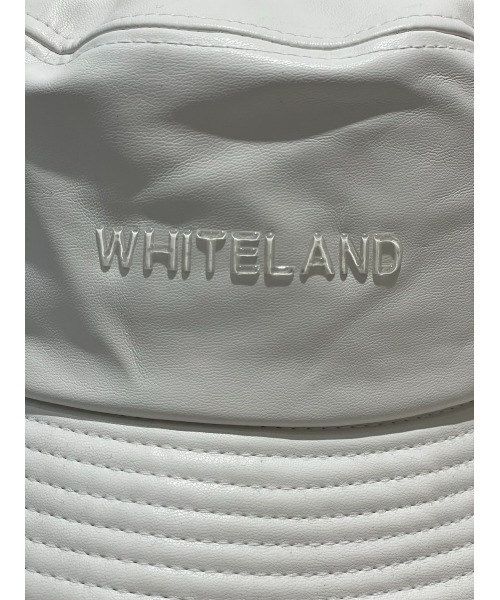 WHITELAND(ホワイトランド)の「【LAB限定】WHITELAND/ホワイトランド/フェイクレザーバケットハット(ハット・メンズ・ブラック/ホワイト・FREE)」の5枚目の写真