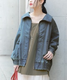 【廃盤】『コットンデニムビッグブルゾン』