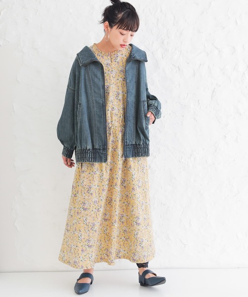 osharewalker（オシャレウォーカー）の「【廃盤】『コットンデニムビッグブルゾン』（ブルゾン・レディース・ブルー・FREE）」の12枚目の写真