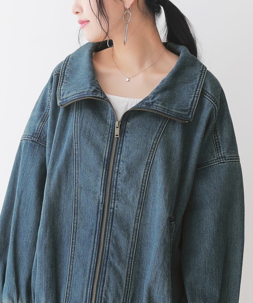 osharewalker（オシャレウォーカー）の「【廃盤】『コットンデニムビッグブルゾン』（ブルゾン・レディース・ブルー・FREE）」の20枚目の写真