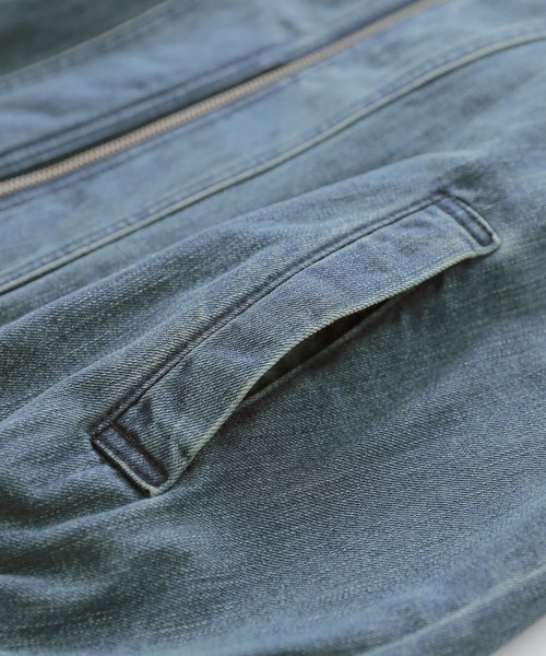 osharewalker（オシャレウォーカー）の「【廃盤】『コットンデニムビッグブルゾン』（ブルゾン・レディース・ブルー・FREE）」の16枚目の写真