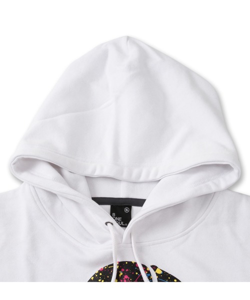 B ONE SOUL（ビーワンソウル）の「b-one-soul ビーワンソウル DUCK DUDEプルパーカー 大きいサイズ オーバーサイズ ビッグシルエット（パーカー・メンズ・ホワイト/エメラルド・3L/4L/5L/6L）」の6枚目の写真