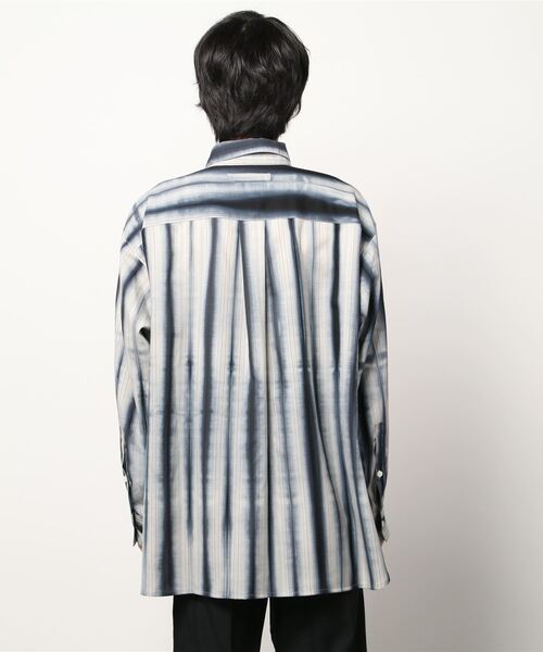 KIIT（キート）の「KIIT SUPER100'Sウールス絞り染めストライプ (KIM-B59-101)（シャツ/ブラウス・メンズ・その他・2）」の6枚目の写真
