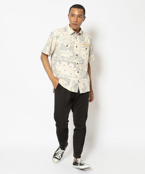 AVIREX(アヴィレックス)の「【TYPE BLUE/タイプブルー】半袖 バンダナ デニム シャツ / S/S BANDANA DENIM SHIRT / アヴィレックス /AVIREX(シャツ/ブラウス・メンズ・ナチュラル/ブルー系その他・MEDIUM/LARGE/XX-LARGE/X-LARGE)」の11枚目の写真