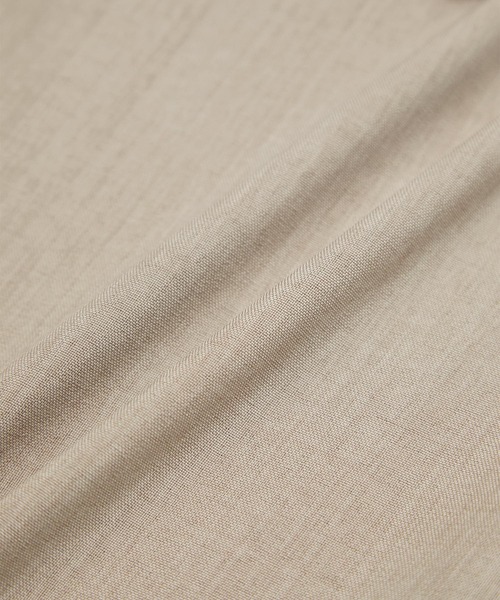 ROPE' PICNIC（ロペピクニック）の「【2WAY】リネンライクブラウス（シャツ/ブラウス・レディース・ベージュ/ネイビー/サックスブルー/ラベンダー・40/38）」の5枚目の写真