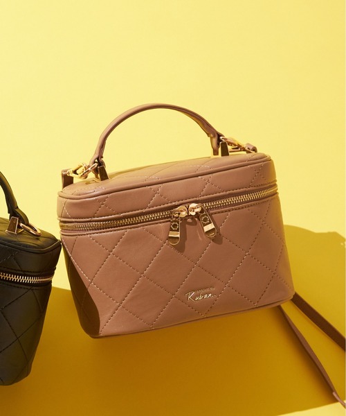 SALON de RUBAN（サロンドルヴァン）の「【SALON de RUBAN / サロン ド ルヴァン】 バニティショルダーバッグ（ショルダーバッグ・レディース・ブラック/ベージュ/アイボリー/グリーン系その他・FREE）」の4枚目の写真