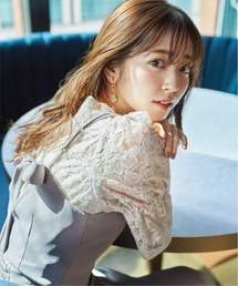 PROPORTION BODY DRESSING | 【美人百花5月号掲載 】オーガンフラワーブラウス / 1212110403(シャツ/ブラウス)