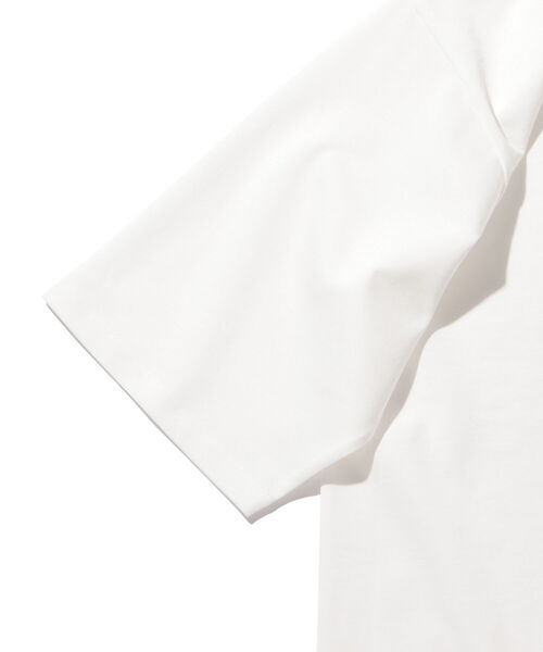BEAMS（ビームス）の「BEAMS / シルケット ルーズフィット ヘンリーネック  Tシャツ（Tシャツ/カットソー・メンズ・ホワイト/チャコールグレー・LARGE/MEDIUM/X-LARGE/SMALL）」の11枚目の写真
