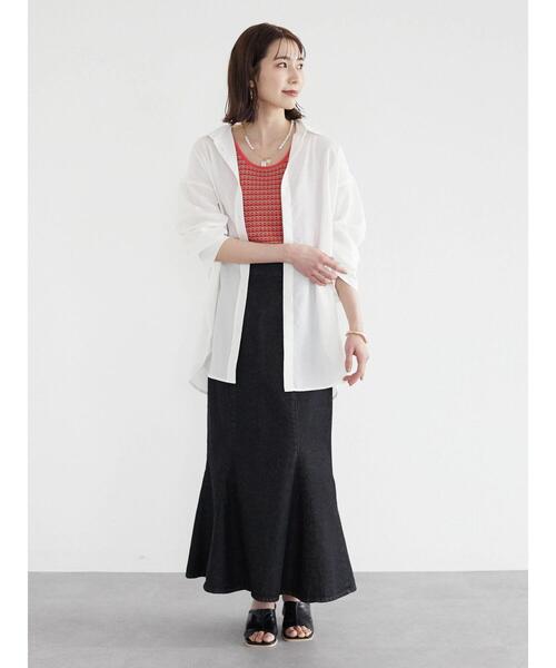 ELENCARE DUE（エレンカーレデュエ）の「・ELENCARE DUE デニムマーメイドスカート（スカート・レディース・ブラック/インディゴブルー/その他6・FREE）」の14枚目の写真