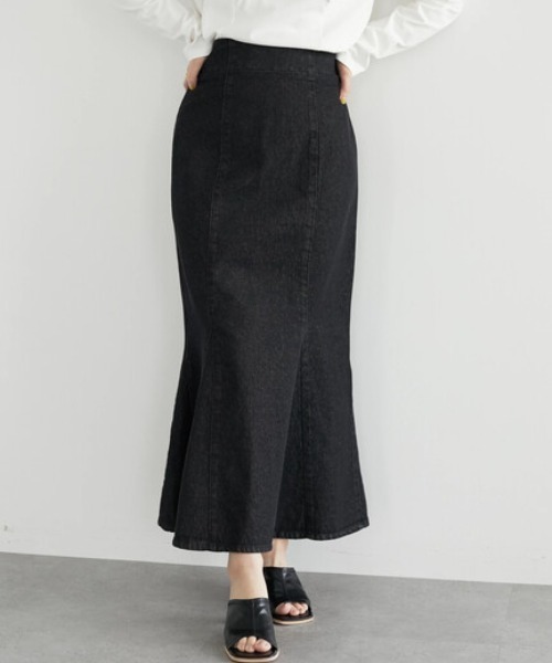 ELENCARE DUE（エレンカーレデュエ）の「・ELENCARE DUE デニムマーメイドスカート（スカート・レディース・ブラック/インディゴブルー/その他6・FREE）」の2枚目の写真