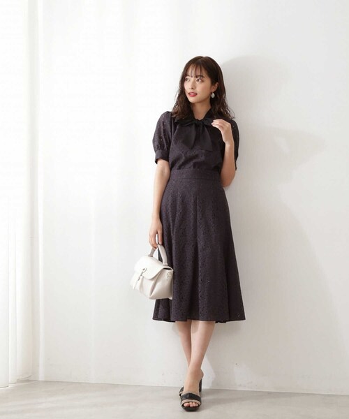 楽天市場】【SALE／30%OFF】レースボウタイセットアップ