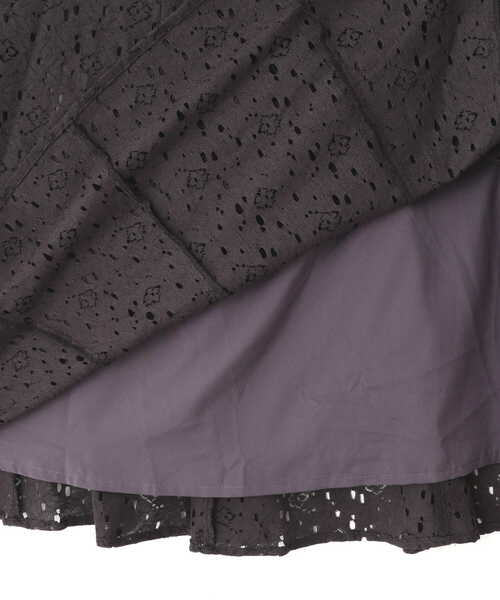 PROPORTION BODY DRESSING（プロポーションボディドレッシング）の「レースボウタイセットアップ / 1212140305（ワンピース・レディース・オフホワイト/ブルー/ダークグレー・SMALL/MEDIUM）」の18枚目の写真