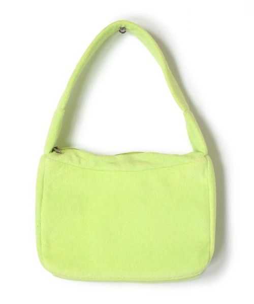w closet（ダブルクローゼット）の「パイル地ラウンドバッグ（ハンドバッグ・レディース・ピンク/ライム/ブルー・FREE）」の18枚目の写真